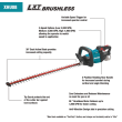 Makita 18V LXT® Lithium‑Ion Brushless Cordless 30" Hedge Trimmer, Tool Only