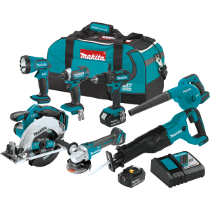Makita 18V LXT® Lithium‑Ion Cordless 7‑Pc. Combo Kit (3.0Ah)